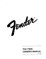 Fender The-Twin - Owners Manual